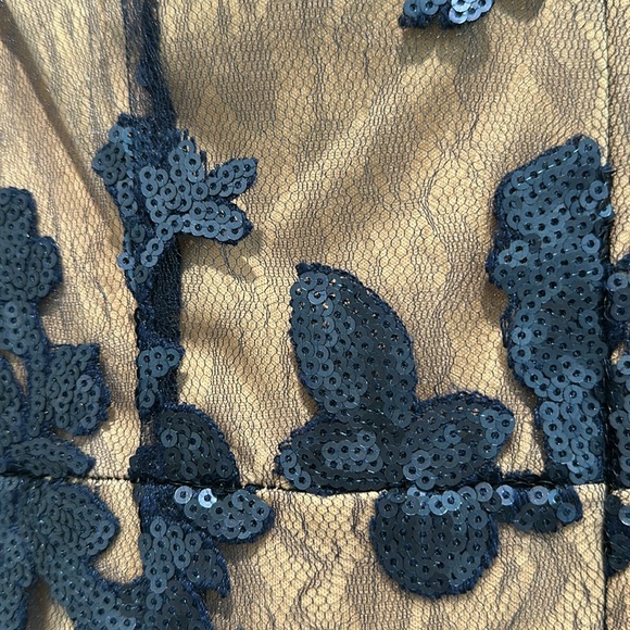 JS collections size 12. Sequins see-through full slip looks like nude! - Picture 10 of 11